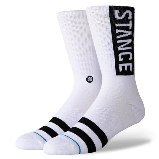 Stance socks OG Large white, white/red, black