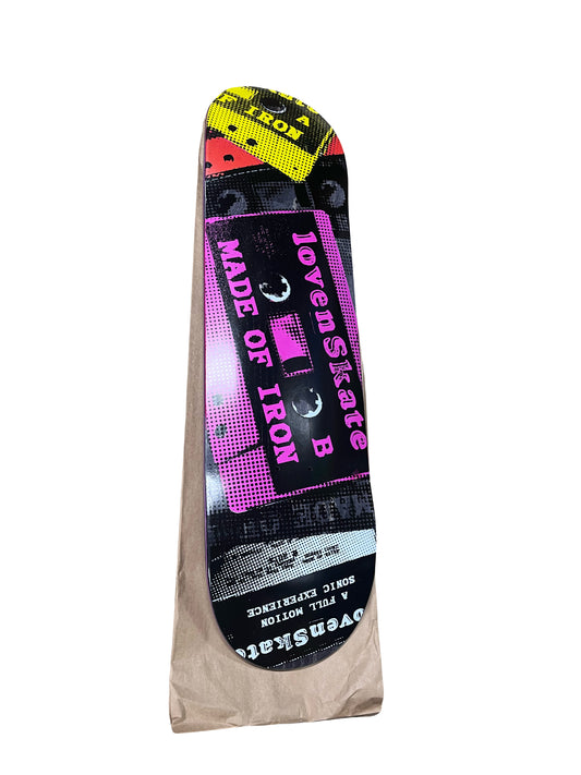 Lovenskate Made of Iron deck 8.25" FREE GRIP