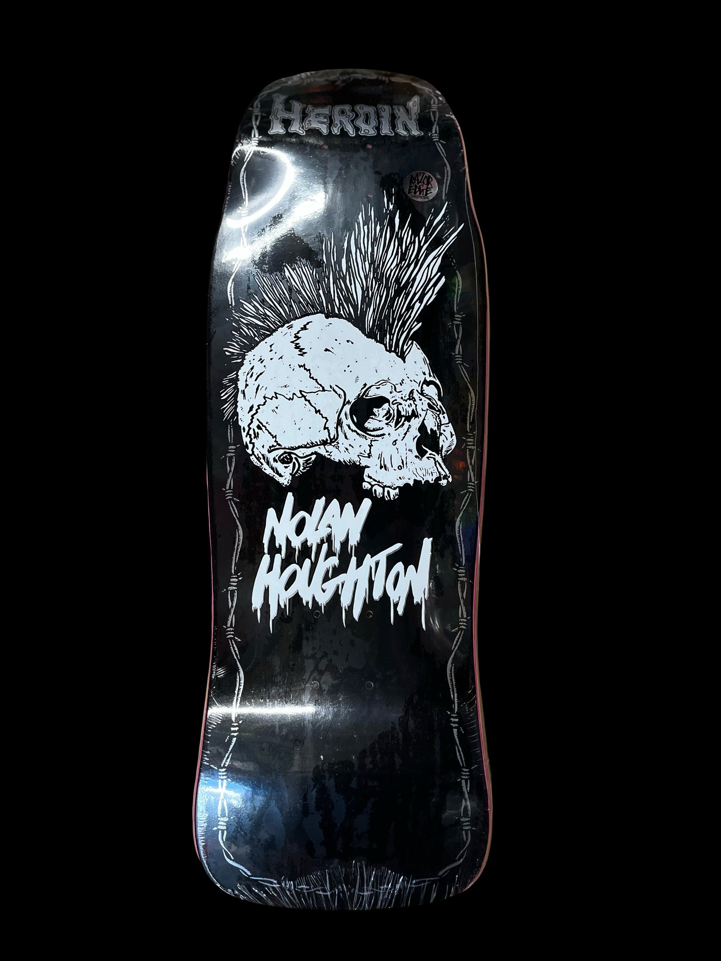 Heroin Nolan Punk Skull deck 10.25"