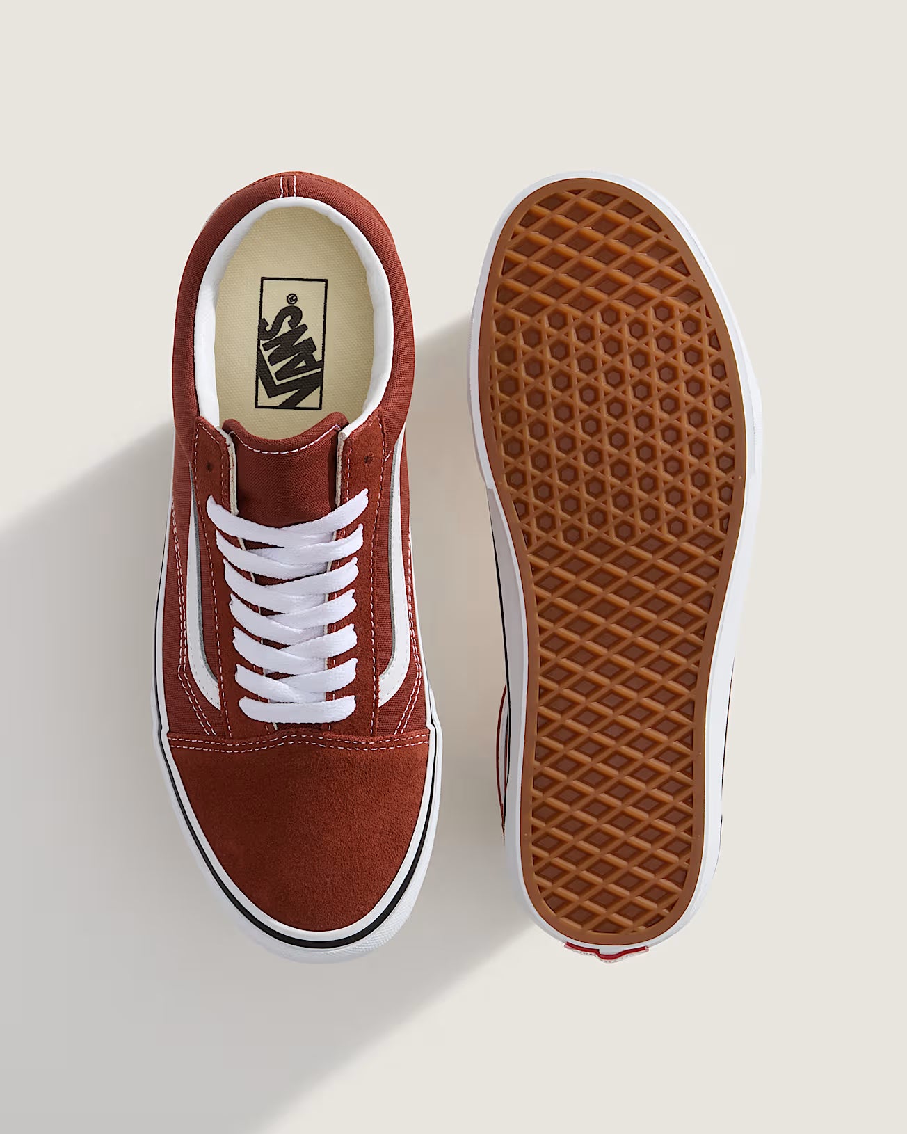 Vans Filmore Decon suede/canvas Fired brick trainers size 8 or 9