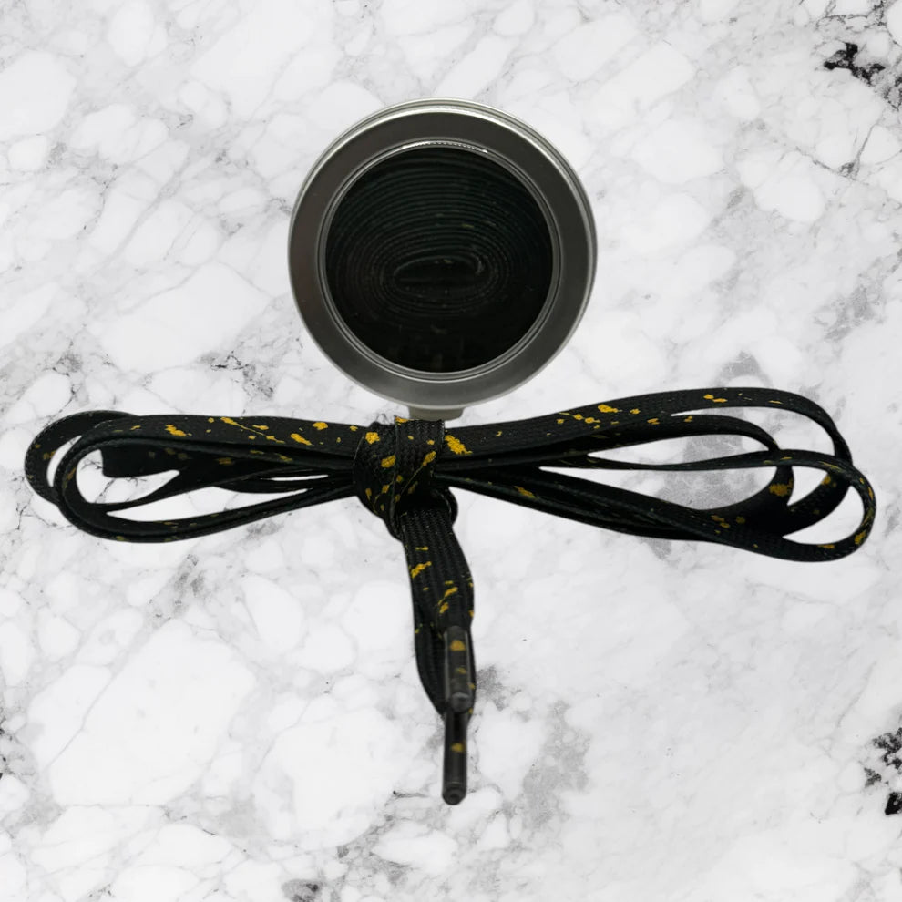 OG Laces paint splat black/white or black/yellow