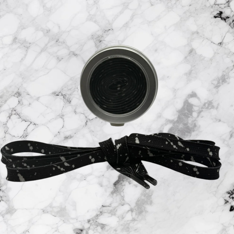 OG Laces paint splat black/white or black/yellow