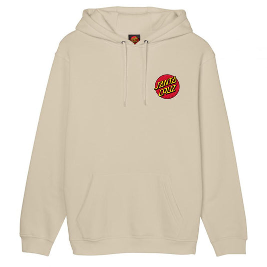 Santa Cruz Hoodie Classic dot chest Blond wood small