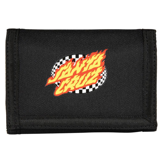 Santa Cruz wallet Oval Check flame
