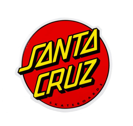 Santa Cruz classic dot sticker 1"