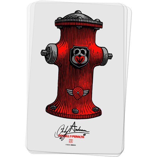 Powell Peralta Andy Anderson Hydrant Sticker
