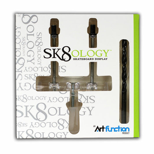 Sk8ology skateboard display hanger with drill bit