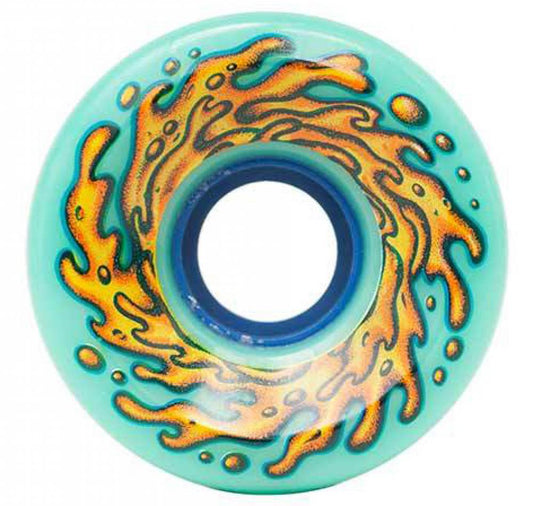 Slime Balls Wheels + Bearings OG Slime 78a Light Ups  Green/Clear 60mm