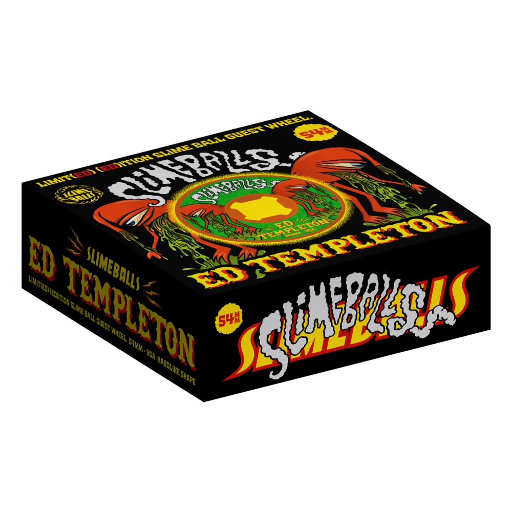 Slime Balls Wheels Templeton Vomit Hardline 95a	Orange  54 MM