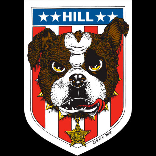 Powell Peralta Frankie Hill Bulldog Sticker