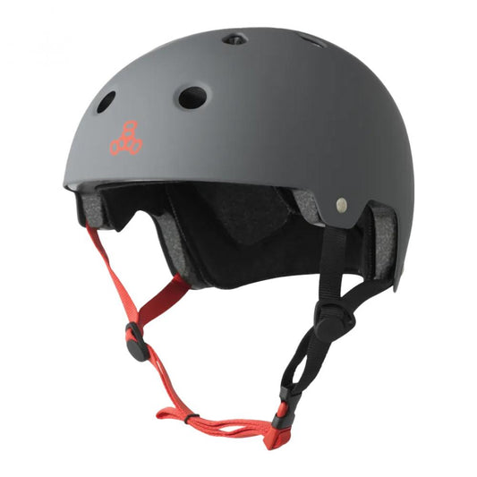Triple 8 Dual certified helmet Gunmetal grey matt XS/S, S/M or L/XL