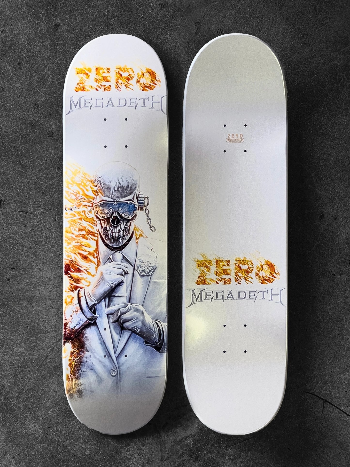 Zero Skateboard Deck Megadeth 8.25"