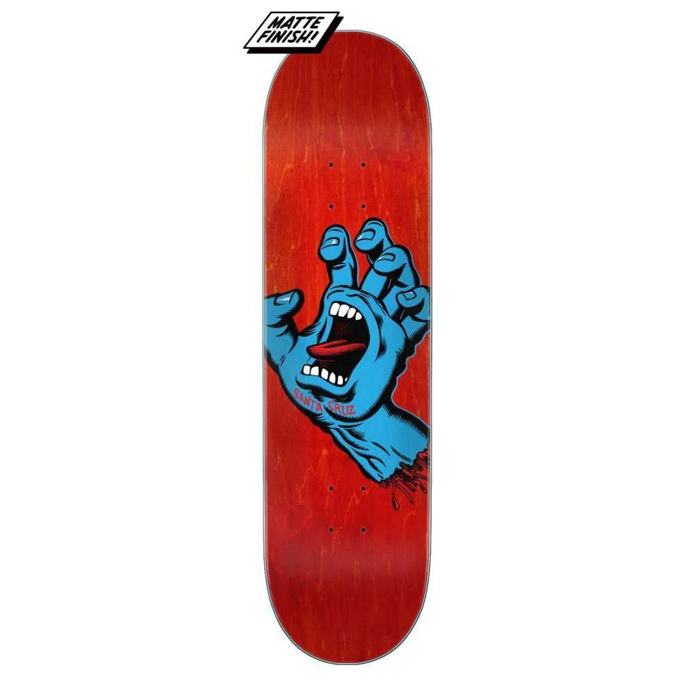 Santa Cruz Screaming hand deck 7.8", 8", 8.375", 8.6", 8,8" FREE Grip tape and Hardware