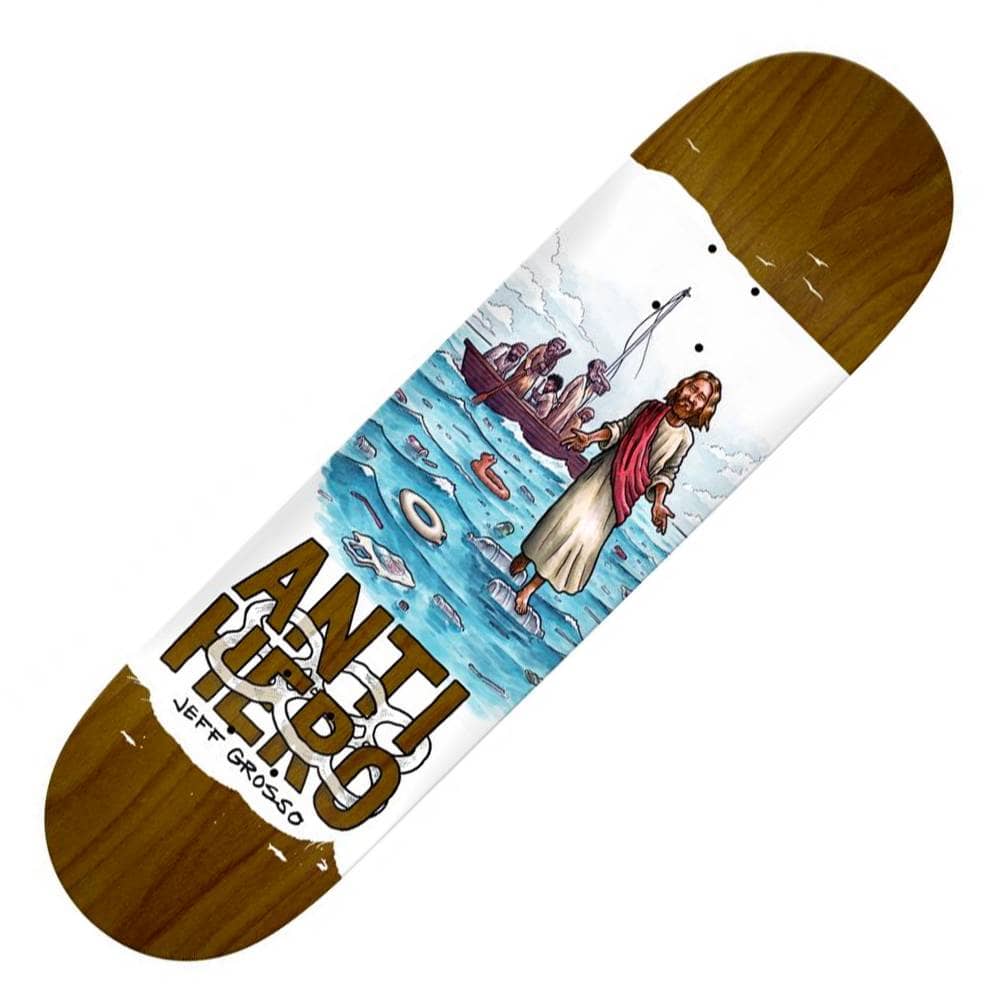 Anti Hero Grosso Plastics deck 8.75" FREE Grip tape and Hardware