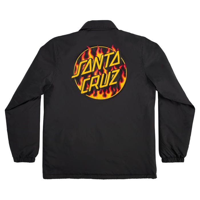 Thrasher Flame x Santa Cruz dot Coach jacket x large