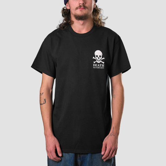 Death Skateboards OG Skull Backprint T-Shirt Black