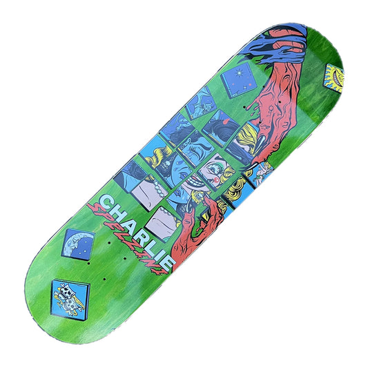 Death Charlie Spelzini Pro deck 8.5" FREE GRIP TAPE