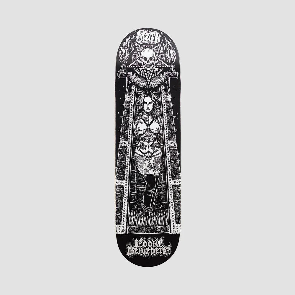 Death Skateboards Eddie Belvedere Maiden Skateboard Deck 8.25" FREE Grip tape and Hardware