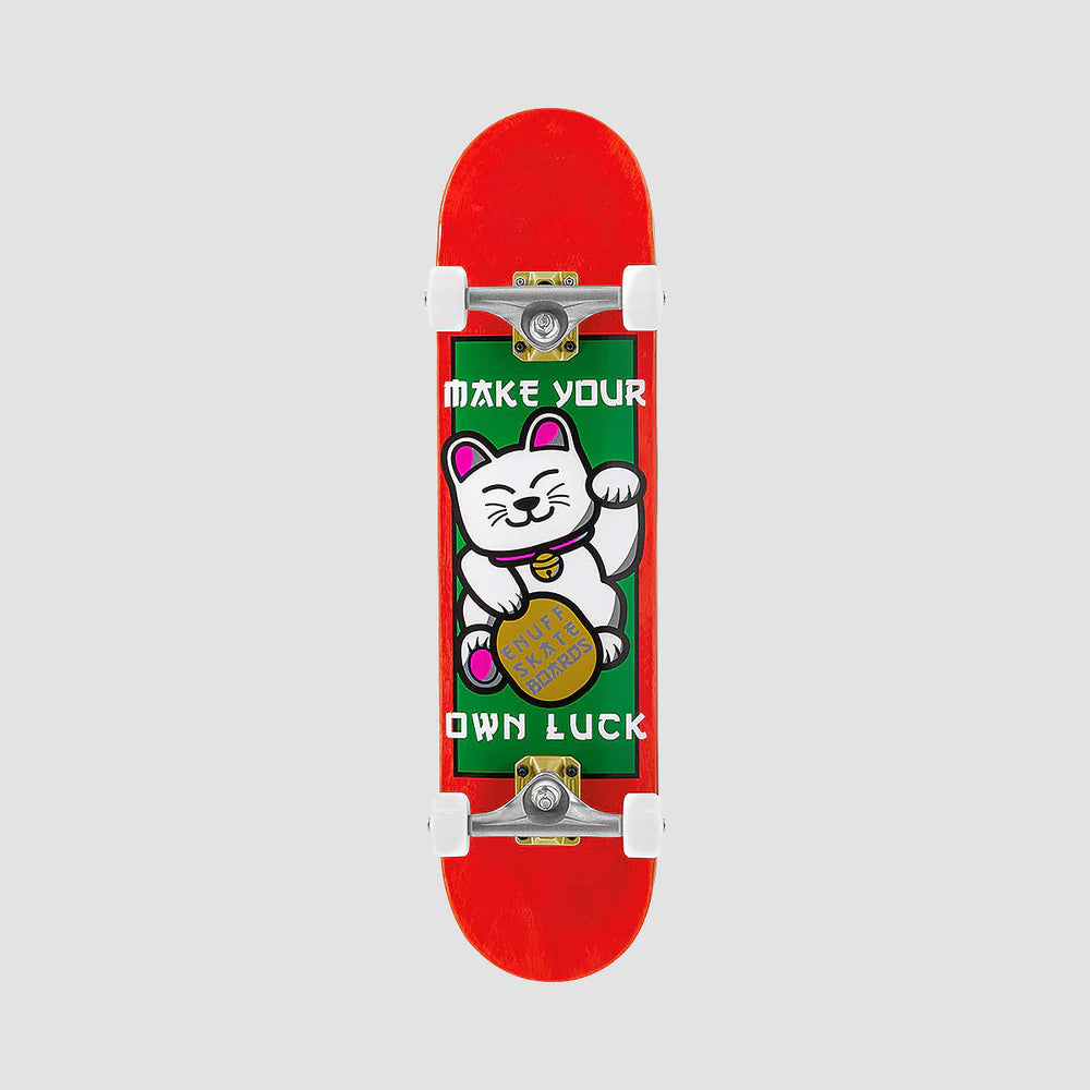 Enuff Lucky Cat Complete Skateboard red 7.25"