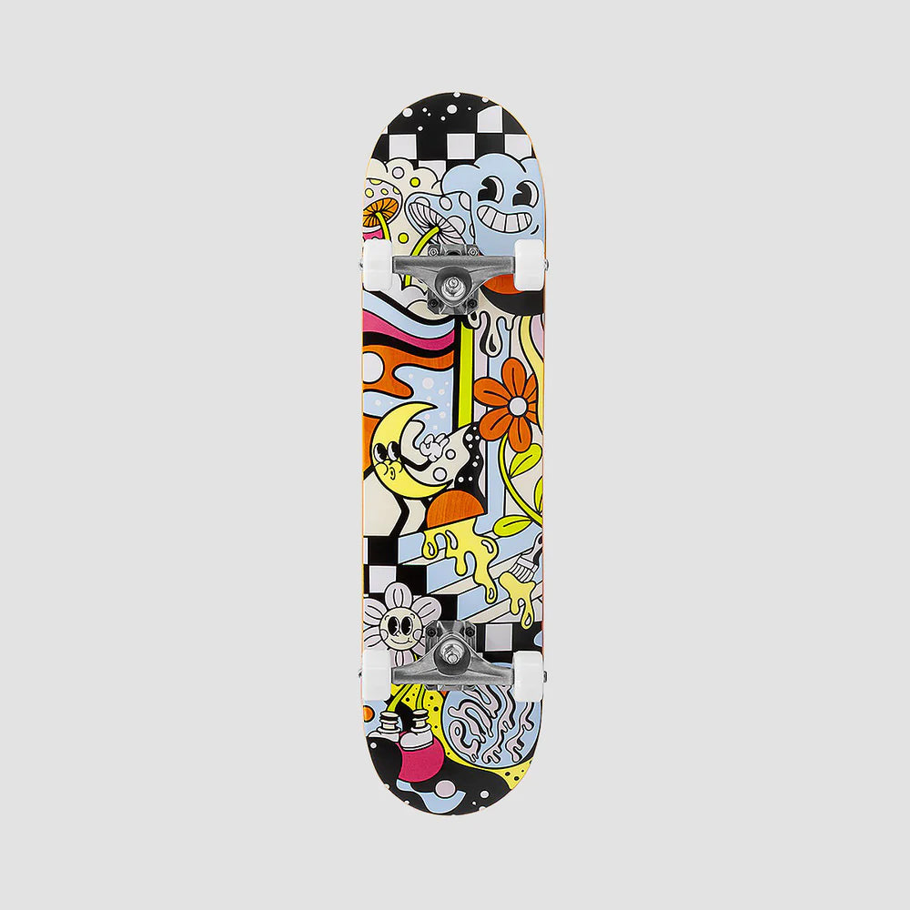 Enuff Meltworld Complete Skateboard Dazed 7.25" mini