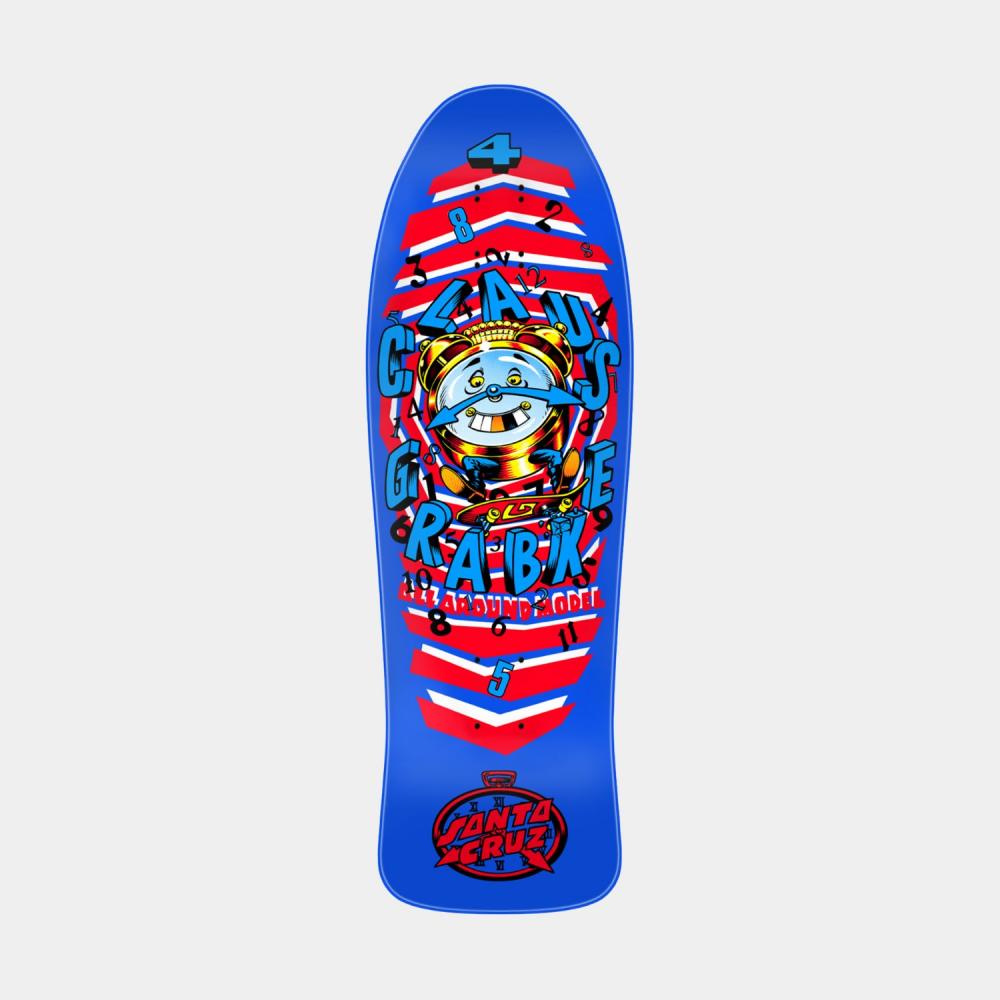 Santa Cruz Reissue Deck	Grabke All Around	Blue / Red	9.89 IN