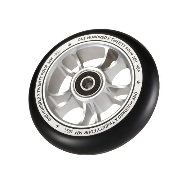 Blunt 100mm wheels (pair) oil slick/black or silver/black