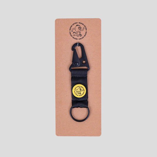 Blast round logo key clip