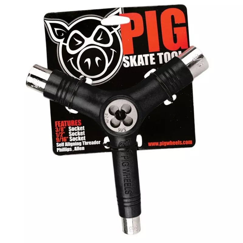 Pig skate tool black, blue, orange