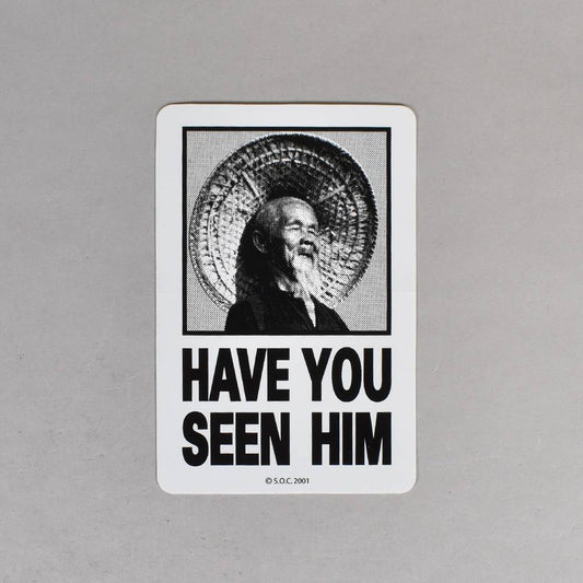 Powell Peralta Have You Seen Him Skateboard Sticker - 3'' x 4''