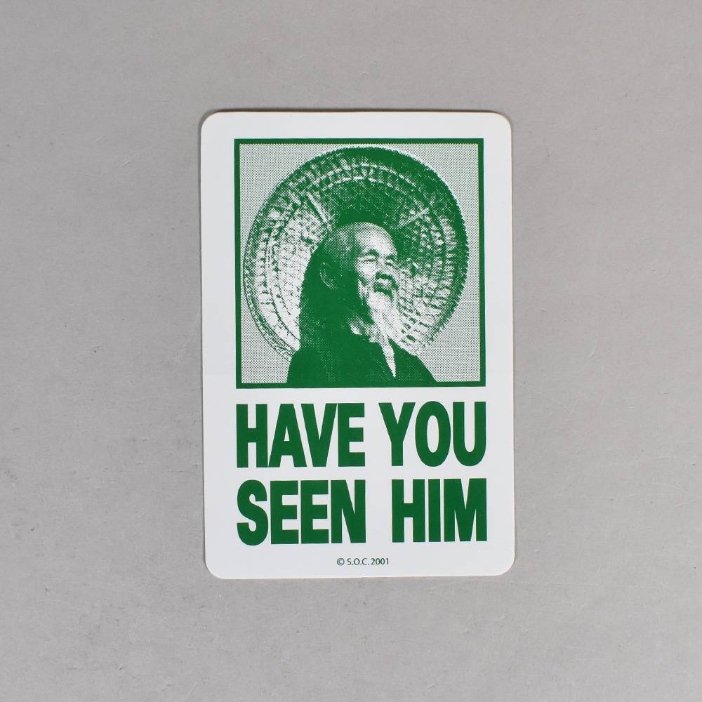Powell Peralta Have You Seen Him Skateboard Sticker - 3'' x 4''