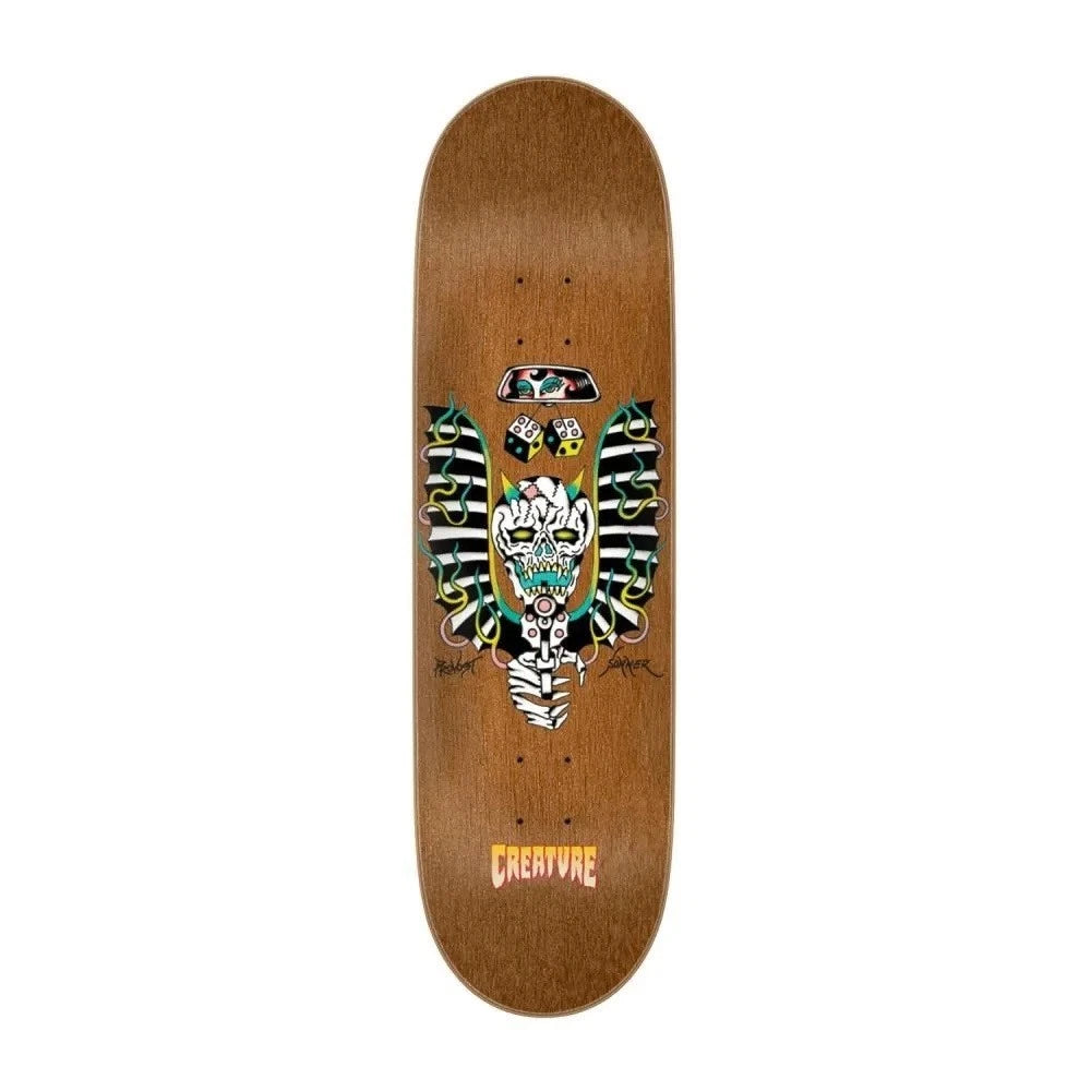 Creature Pro Skateboard Deck Provost Flash Pro Brown 8.8"