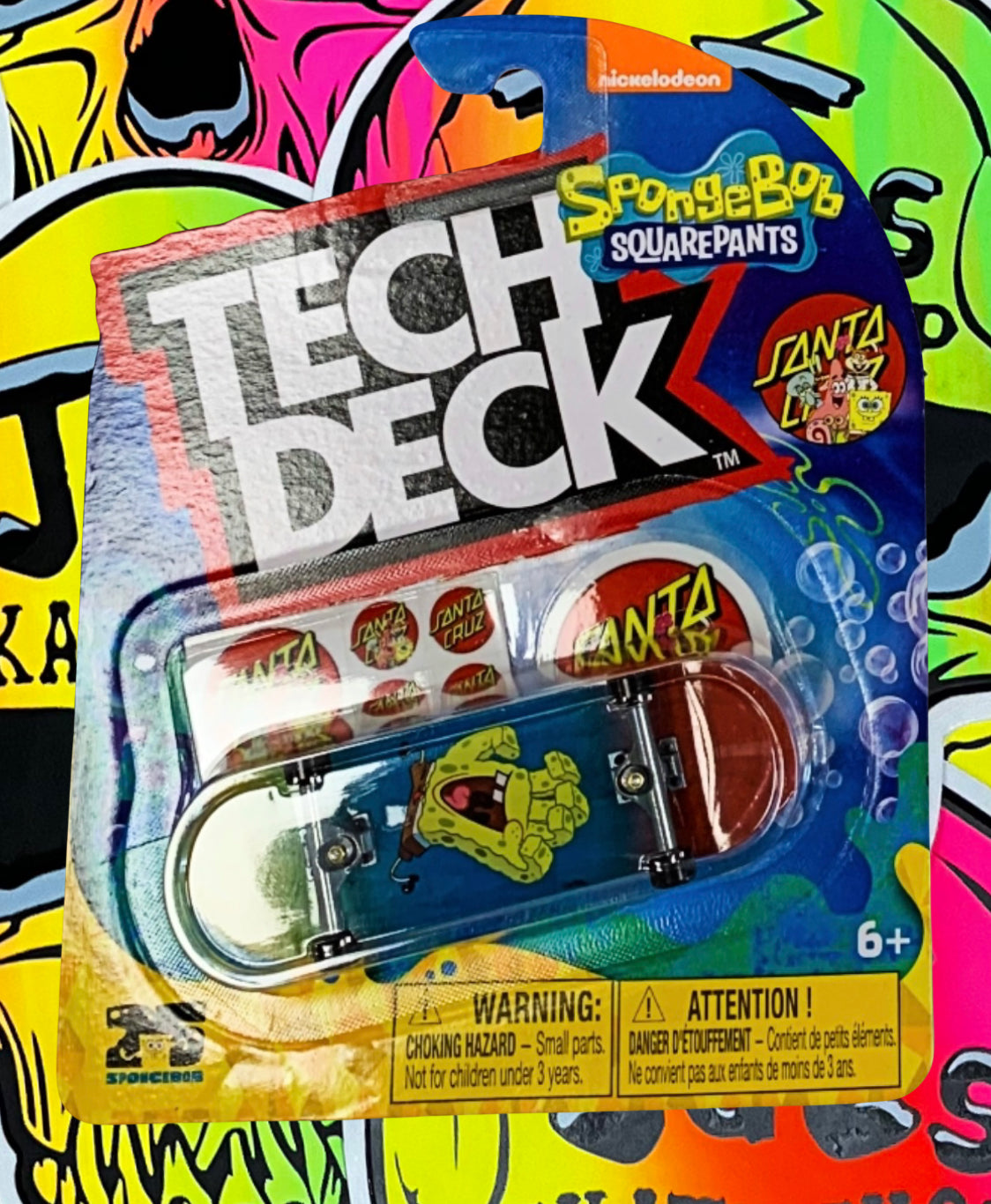 Tech Deck M52 Santa Cruz spongebob, Santa Cruz TMNT, Zero, Primitive, DGK, Sk8mafia