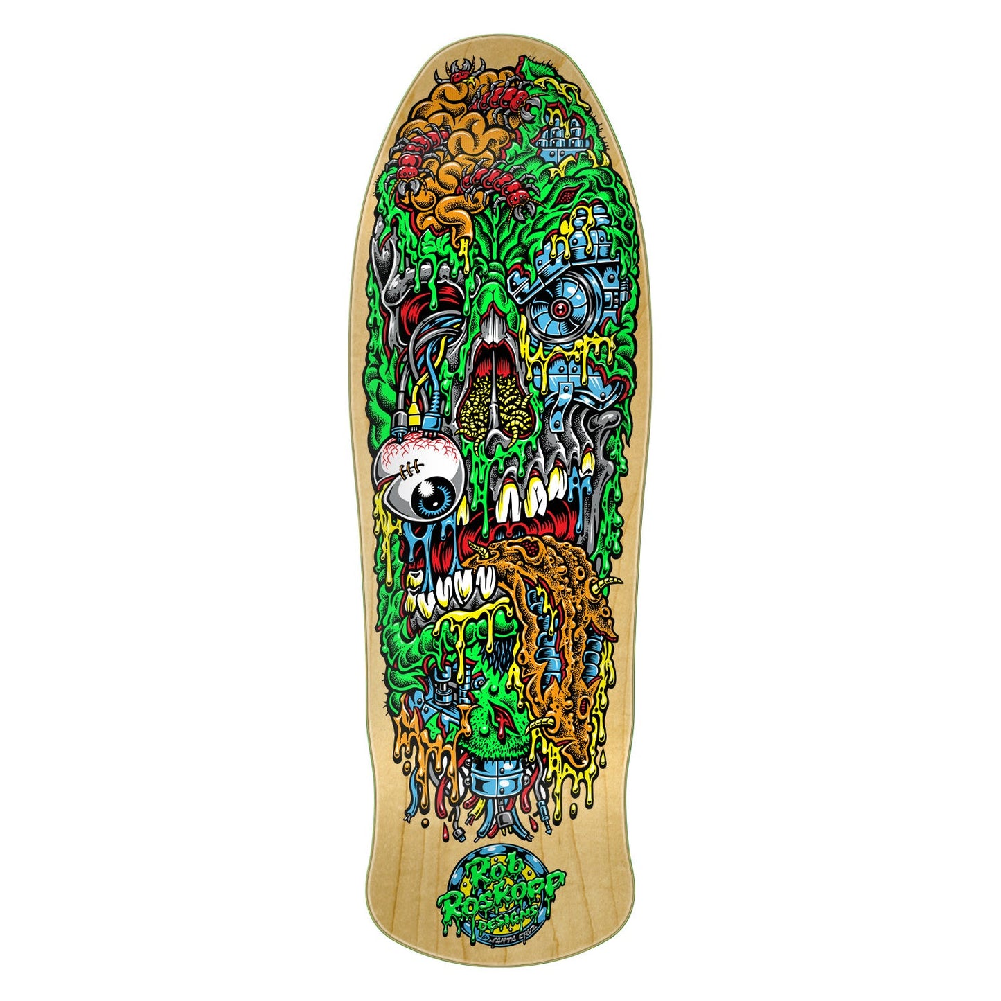 Santa Cruz Reissue deck Roskopp Face Three 9.933" FREE GRIP TAPE AND HARDWARE