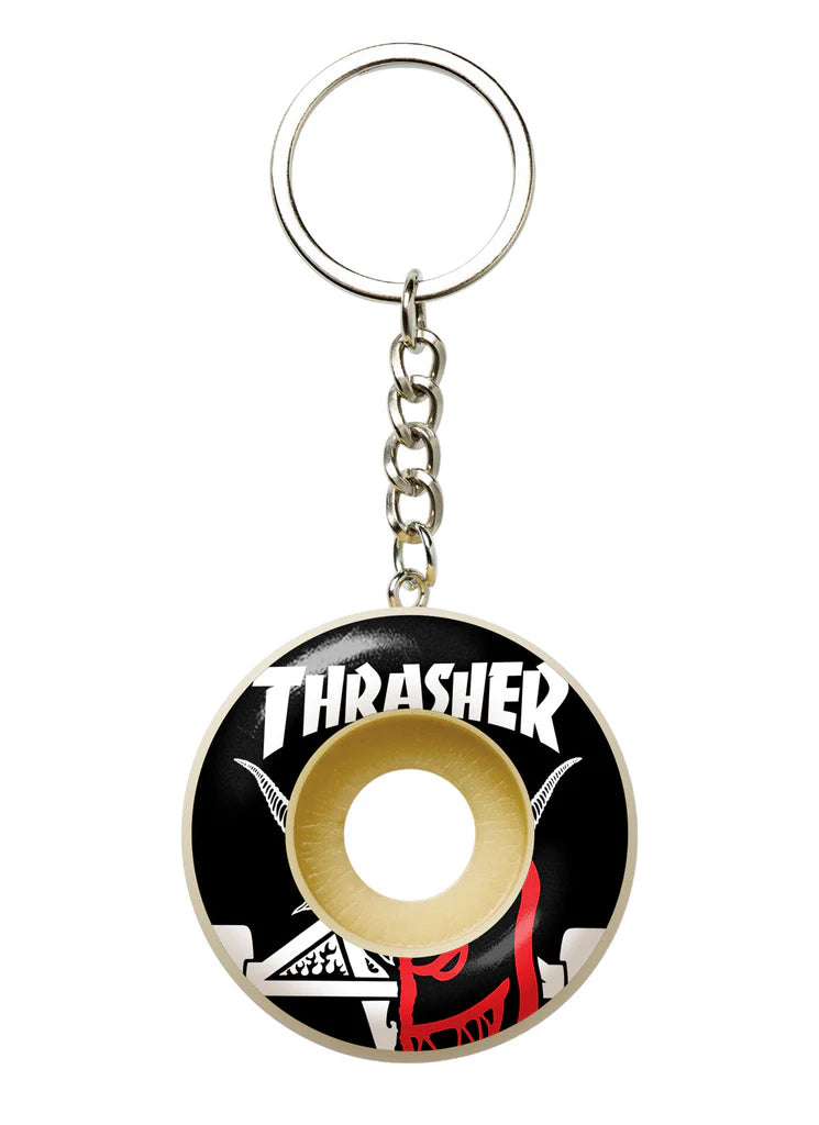 Spitfire X Thrasher Keychain Keyring Wheel