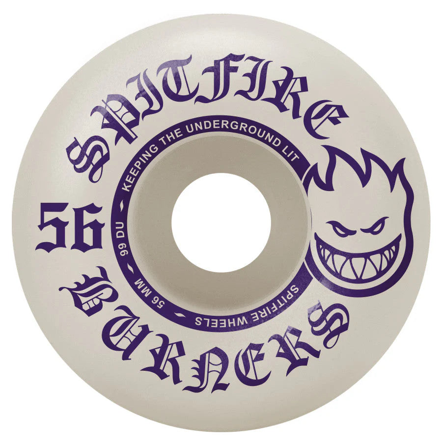 Spitfire skateboard wheels 99DU Burner 56mm