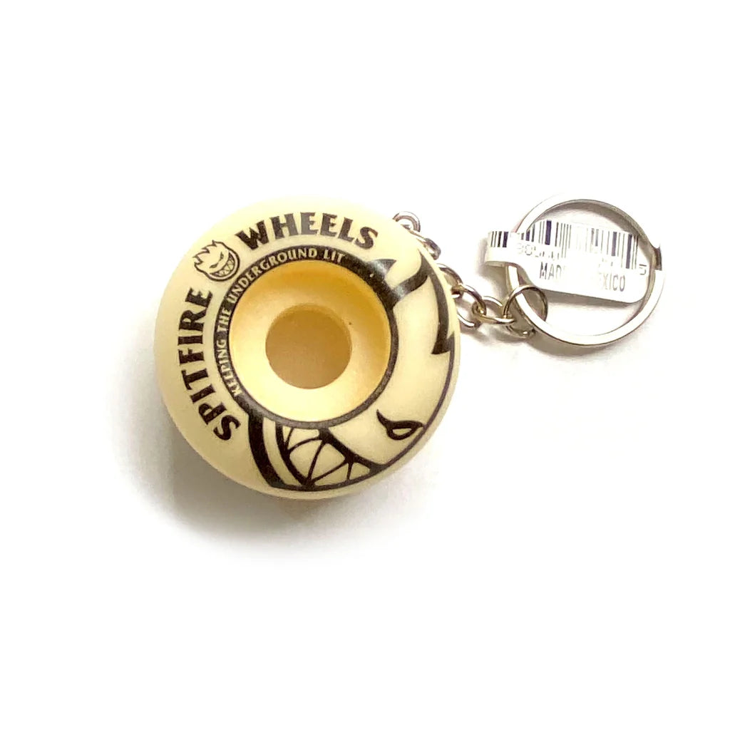 Spitfire key chain wheel natural