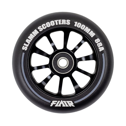Slamm Scooter 100mm Flair 2.0 Wheels (pair) black