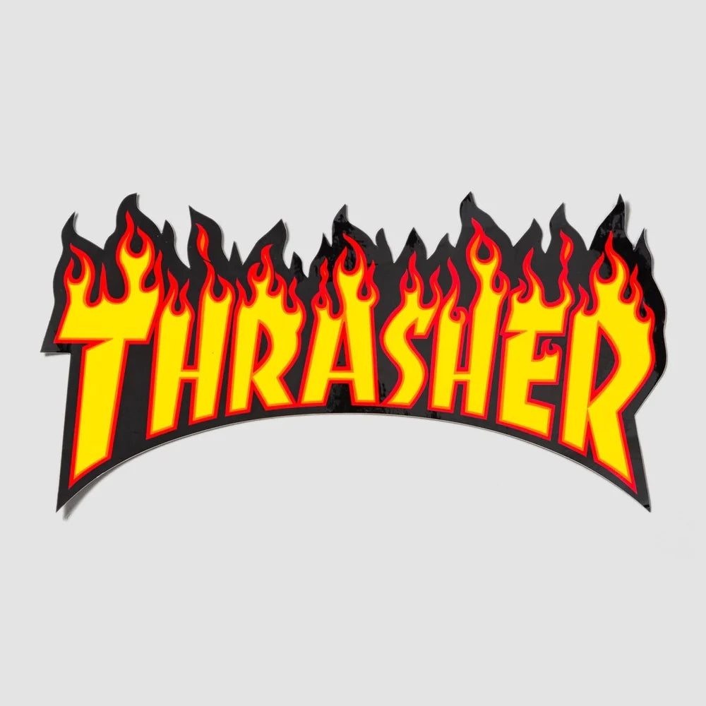 Thrasher flame sticker