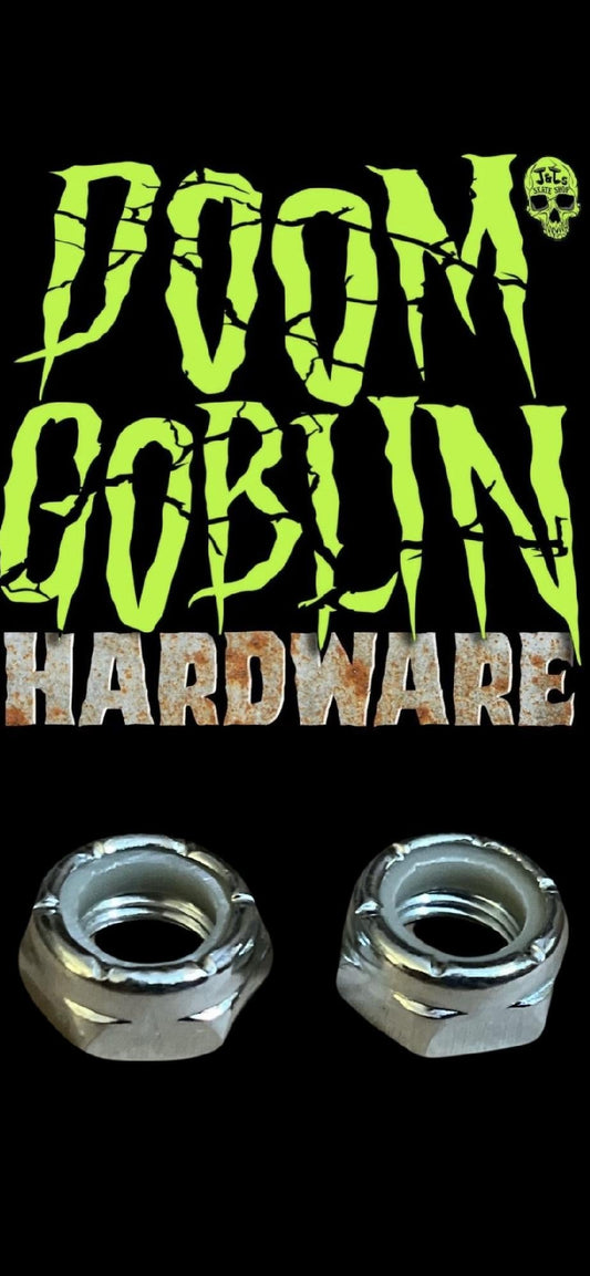 DOOM GOBLIN TRUCK HARDWARE KING PIN NUTS X2