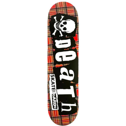 Death Skateboards Tartan Punk 8.25 x 32