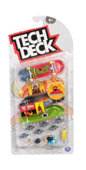 Tech Deck Deluxe 4 Pack (M35) DC, Revive, Toy Machine