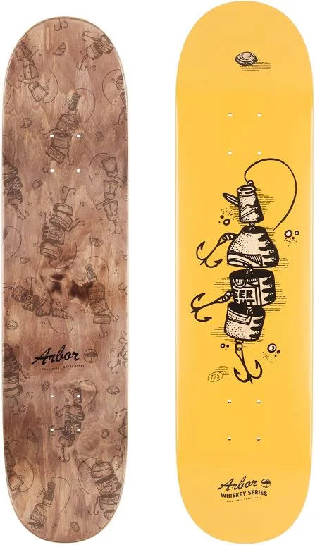 Arbor Whiskey Upcycle Skateboard Deck - 7.75"
