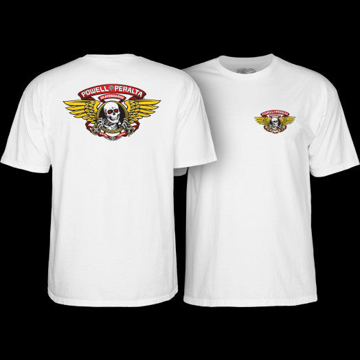 Powell Peralta winged ripper t-shirt white large