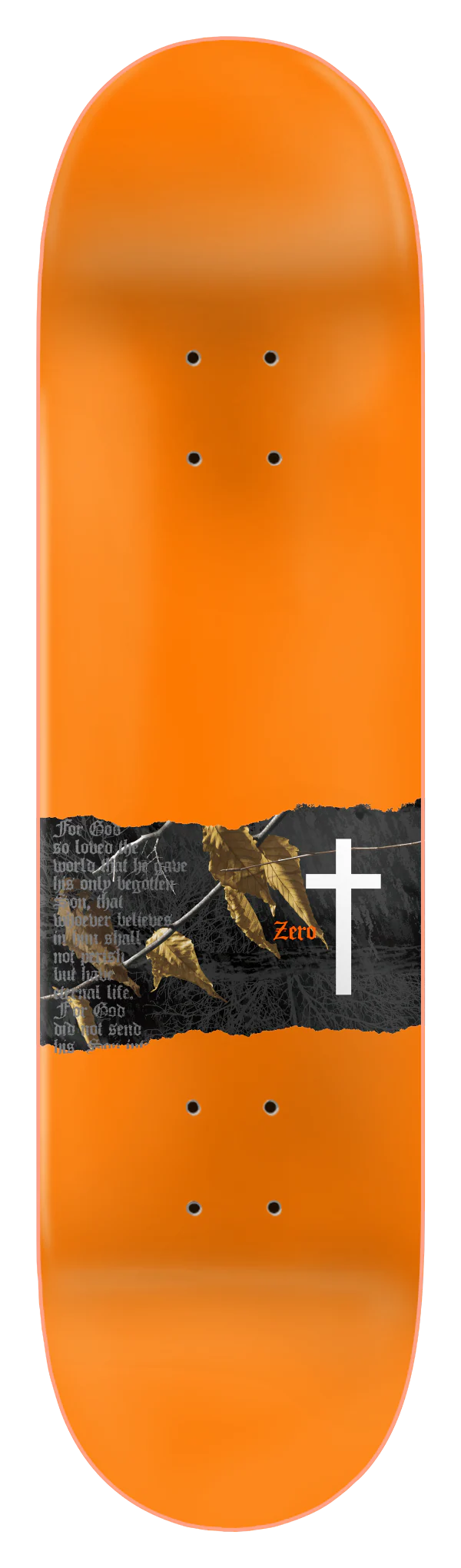 ZERO X REALTREE - THOMAS CROSS - ORANGE DIP 8.5" deck