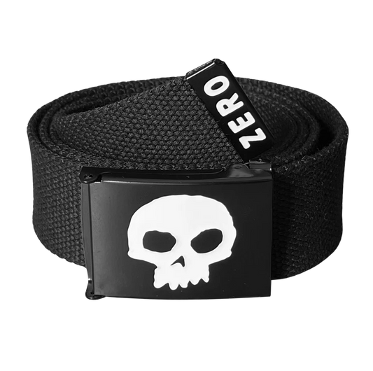 Zero single skull web belt